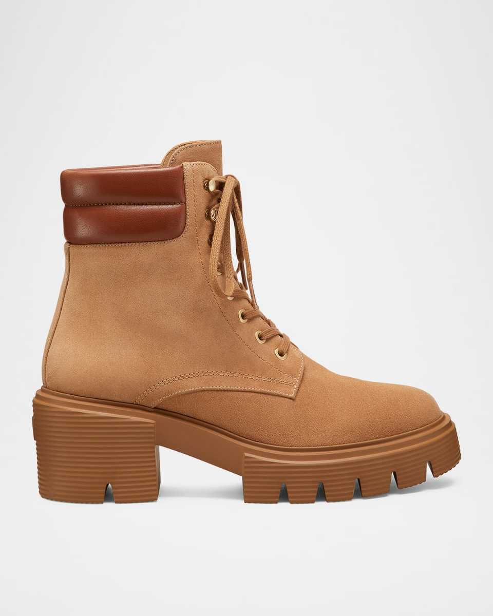 Soho Suede Lace-Up Booties